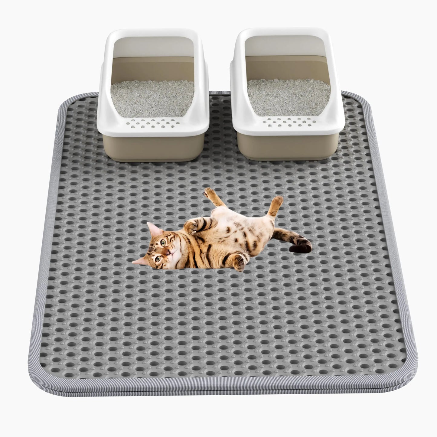 Large cats litter mat