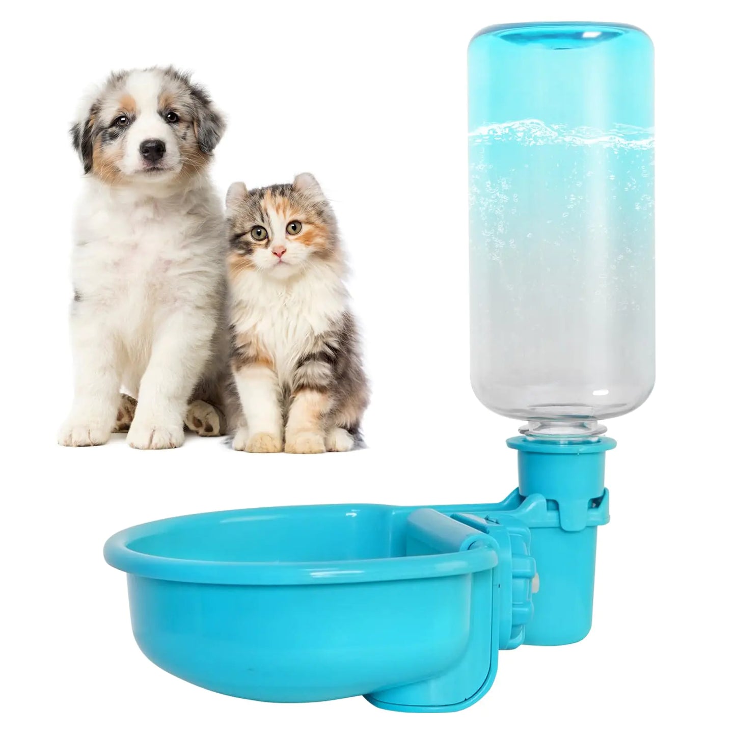 No spill dog water bowl